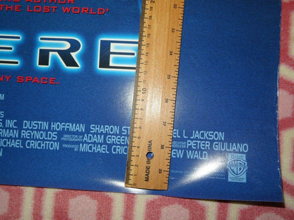 SPHERE ONE SHEET ROLLED POSTER SHARON STONE JACKSON HOFFMAN 1998 Rendezvous Cinema Movie posters