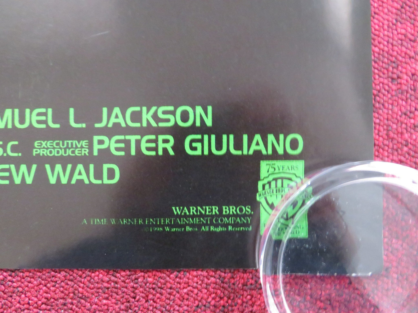 SPHERE UK QUAD (30"x 40") ROLLED POSTER DUSTIN HOFFMAN SHARON STONE 1998 Rendezvous Cinema Movie posters