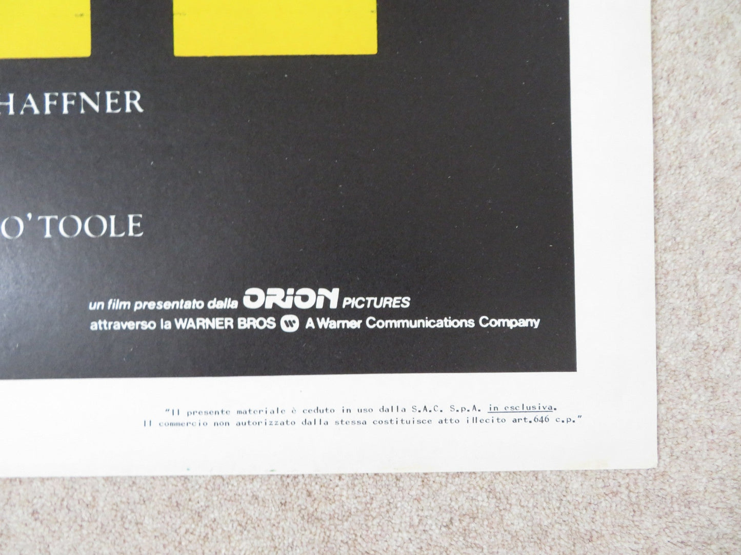 SPHINX ITALIAN 2 FOGLIO POSTER LESLEY - ANNE DOWN FRANK LANGELLA 1981 Rendezvous Cinema Movie posters