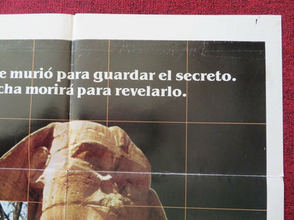 SPHINX SPANISH ONE SHEET FOLDED POSTER LESLEY ANN DOWN FRANK LANGELLA 1981 - Rendezvous Cinema