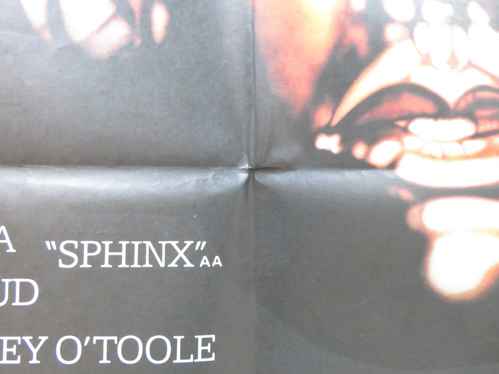 SPHINX UK QUAD POSTER FOLDED LESLEY - ANNE DOWN FRANK LANGELLA 1981 Rendezvous Cinema Movie posters