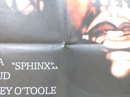 SPHINX UK QUAD POSTER FOLDED LESLEY - ANNE DOWN FRANK LANGELLA 1981 Rendezvous Cinema Movie posters