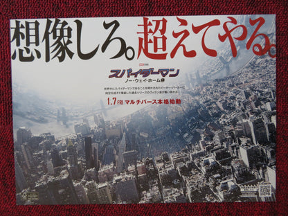 SPIDERMAN NO WAY HOME - A JAPANESE CHIRASHI (B5) POSTER TOM HOLLAND ZENDAYA 2021 Rendezvous Cinema Movie posters