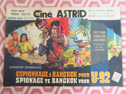 SPIONAGE TE BANGKOK VOOR U - 92/ Thirteen Days to Die BELGIUM (14"x 20") POSTER Movie posters