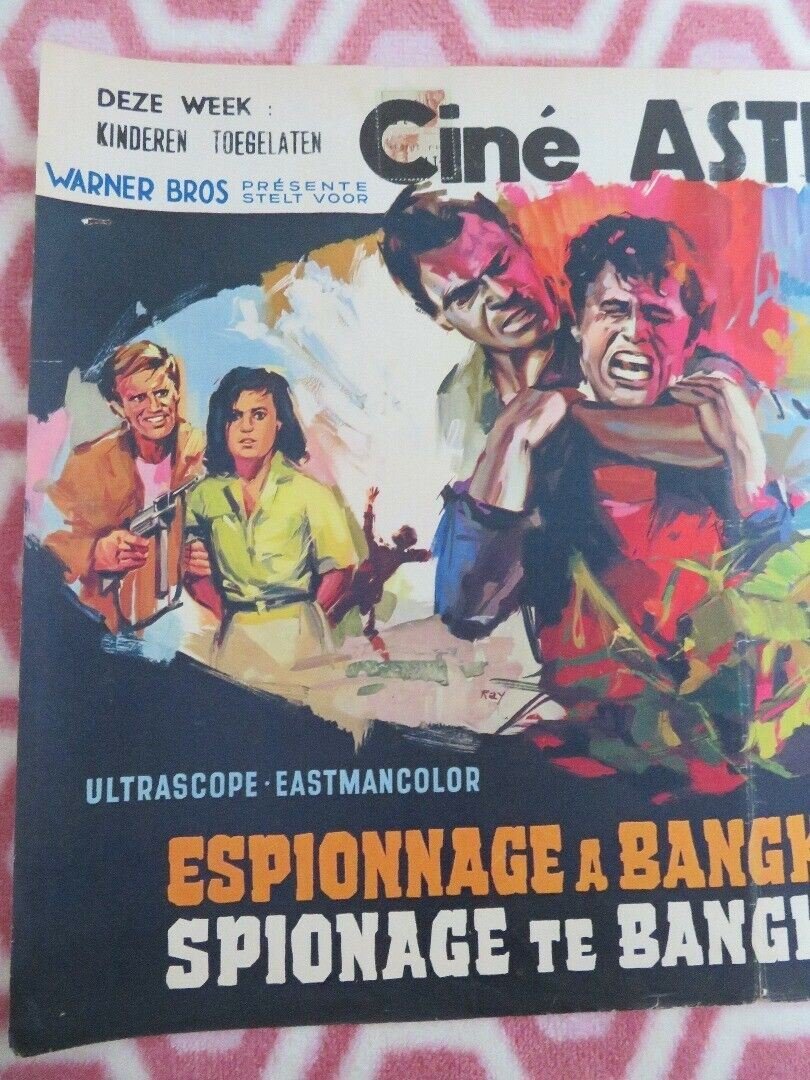 SPIONAGE TE BANGKOK VOOR U - 92/ Thirteen Days to Die BELGIUM (14"x 20") POSTER Movie posters