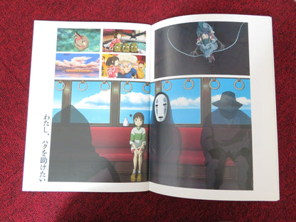 SPIRITED AWAY JAPANESE BROCHURE / PRESS BOOK RUMI HIIRAGI MIYU IRINO 2001 Rendezvous Cinema Movie posters