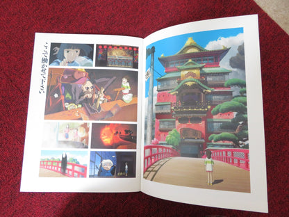 SPIRITED AWAY JAPANESE BROCHURE / PRESS BOOK RUMI HIIRAGI MIYU IRINO 2001 Rendezvous Cinema Movie posters