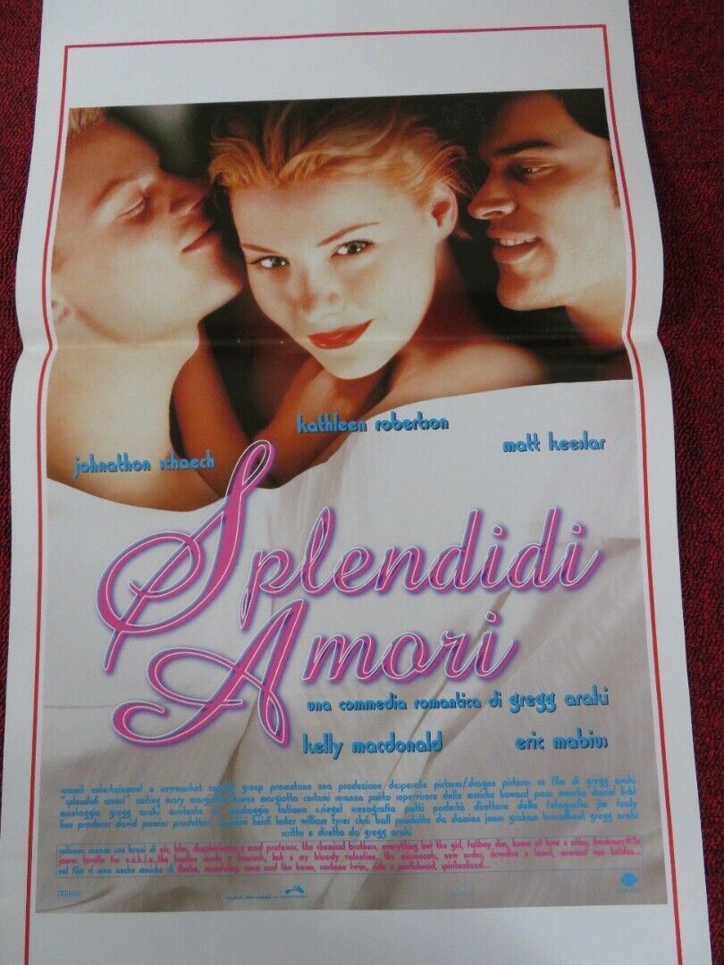 SPLENDOR ITALIAN LOCANDINA (27.5"x13") POSTER JOHNATHON SCHAECH 2000 Movie posters