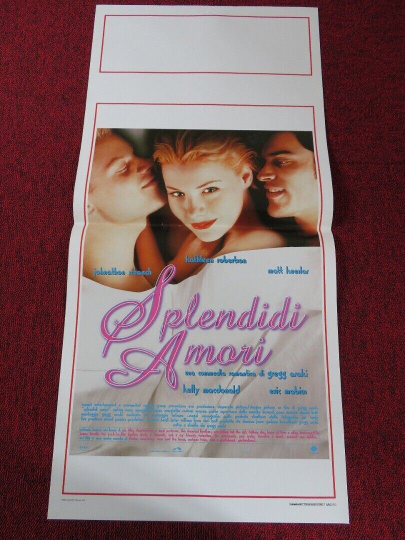 SPLENDOR ITALIAN LOCANDINA (27.5"x13") POSTER JOHNATHON SCHAECH 2000 Movie posters