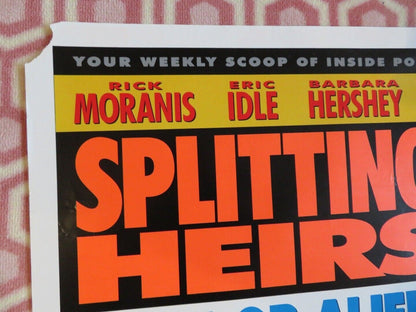 SPLITTING HEIRS US ONE SHEET ROLLED POSTER RICK MORANIS ERIC IDLE 1993 Movie posters