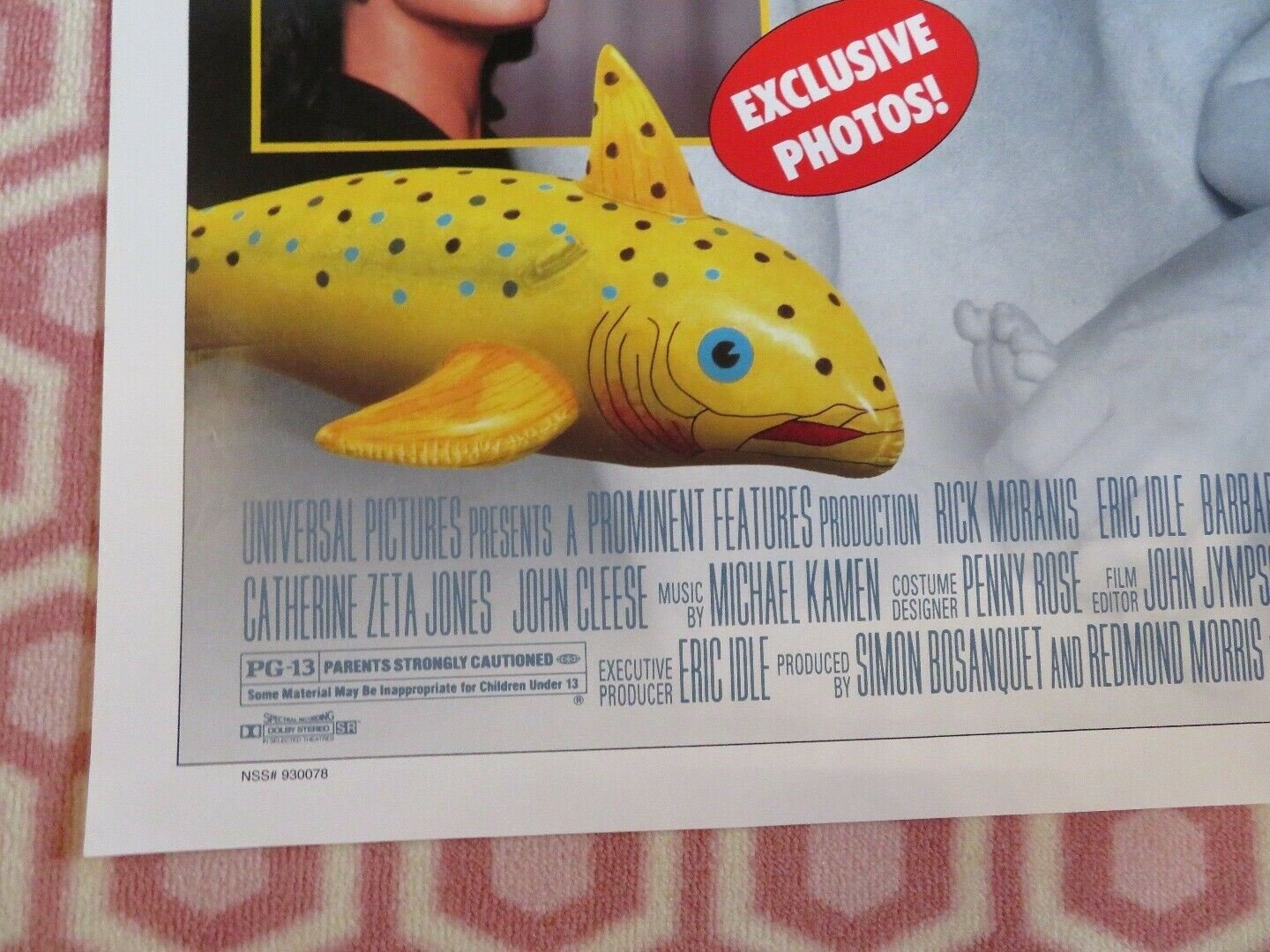 SPLITTING HEIRS US ONE SHEET ROLLED POSTER RICK MORANIS ERIC IDLE 1993 Movie posters