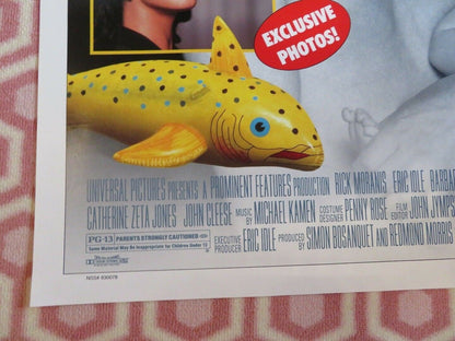 SPLITTING HEIRS US ONE SHEET ROLLED POSTER RICK MORANIS ERIC IDLE 1993 Movie posters