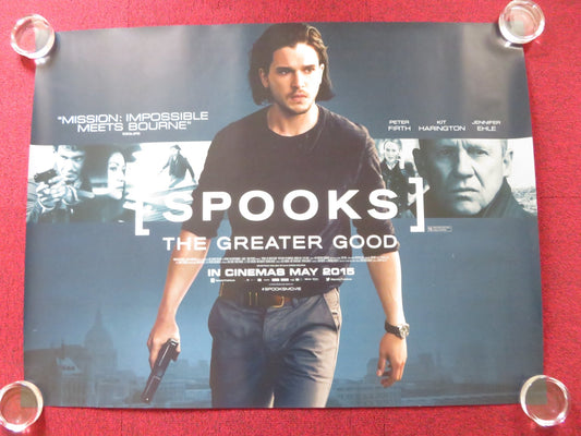 SPOOKS UK QUAD (30"x 40") ROLLED POSTER KIT HARRINGTON JENNIFER EHLE 2015 Rendezvous Cinema Movie posters