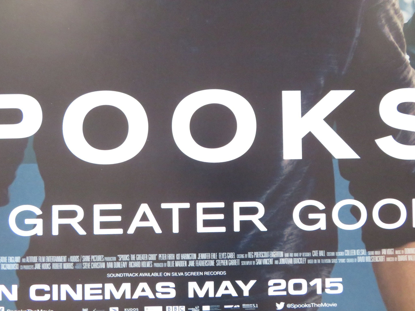 SPOOKS UK QUAD (30"x 40") ROLLED POSTER KIT HARRINGTON JENNIFER EHLE 2015 Rendezvous Cinema Movie posters