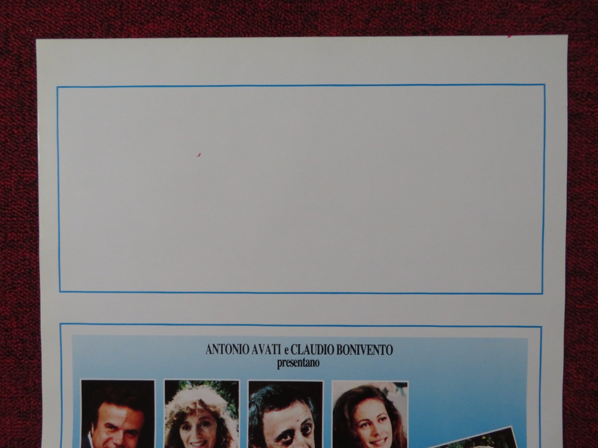 SPOSI ITALIAN LOCANDINA POSTER JERRY CALA DELIA BOCCARDO 1988 Rendezvous Cinema Movie posters