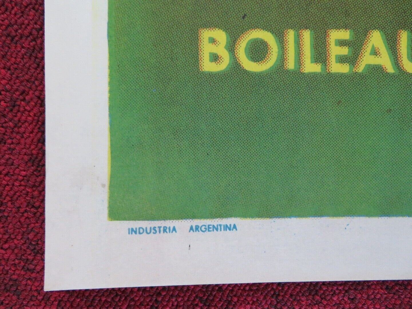 SPOTLIGHT ON MURDER FOLDED ARGENTINA ONE SHEET POSTER PIERRE BRASSEUR 1961 Movie posters
