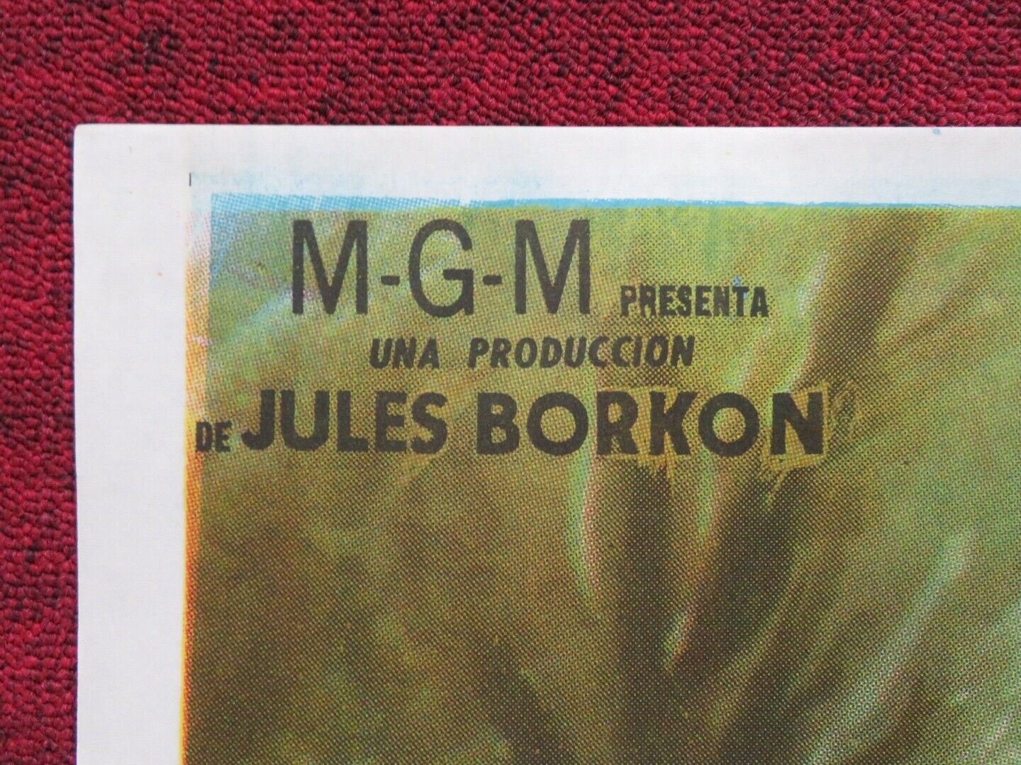 SPOTLIGHT ON MURDER FOLDED ARGENTINA ONE SHEET POSTER PIERRE BRASSEUR 1961 Movie posters