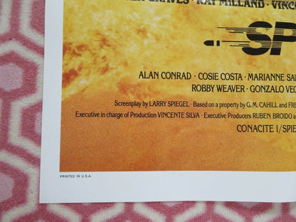 SPREE/Survival Run FOLDED US ONE SHEET POSTER PETER GRAVES RAY MILLAND 1979 Movie posters