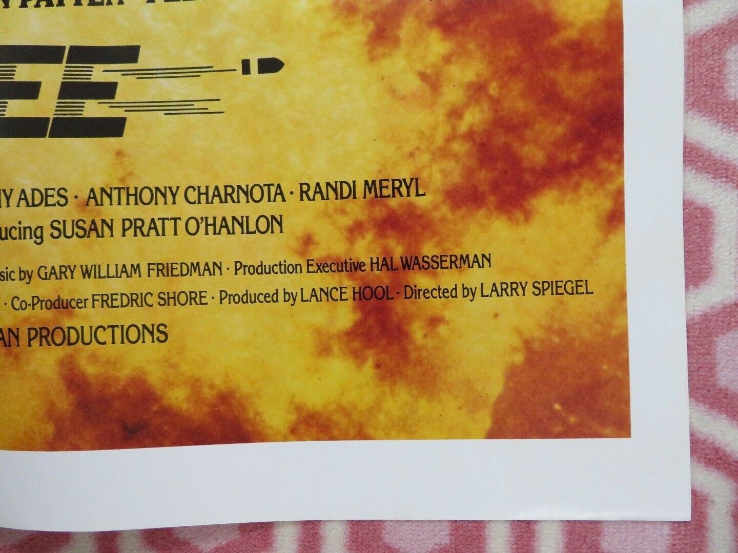 SPREE/Survival Run FOLDED US ONE SHEET POSTER PETER GRAVES RAY MILLAND 1979 Movie posters