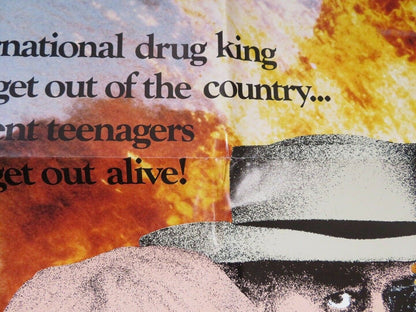 SPREE/Survival Run FOLDED US ONE SHEET POSTER PETER GRAVES RAY MILLAND 1979 Movie posters