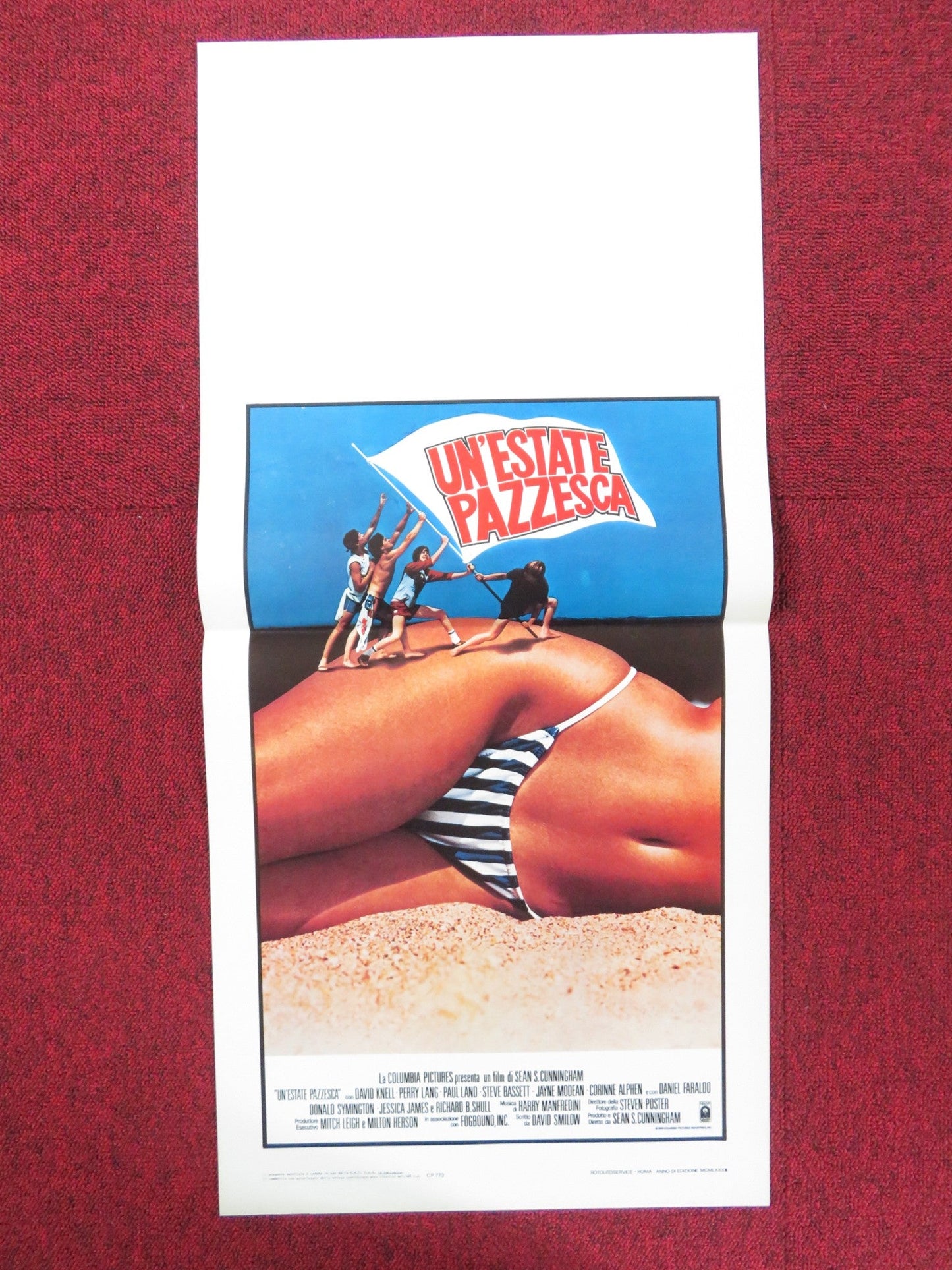 SPRING BREAK ITALIAN LOCANDINA POSTER DAVID KNELL PERRY LANG 1983 Rendezvous Cinema Movie posters