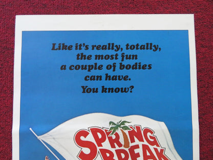 SPRING BREAK US INSERT (14"x 36") POSTER DAVID KNELL PERRY LANG 1983 Rendezvous Cinema Movie posters