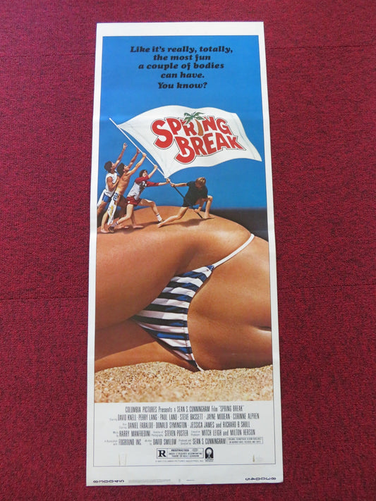 SPRING BREAK US INSERT (14"x 36") POSTER DAVID KNELL PERRY LANG 1983 Rendezvous Cinema Movie posters