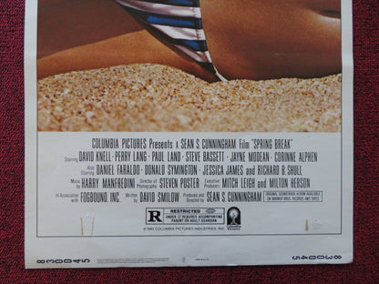SPRING BREAK US INSERT (14"x 36") POSTER DAVID KNELL PERRY LANG 1983 Rendezvous Cinema Movie posters