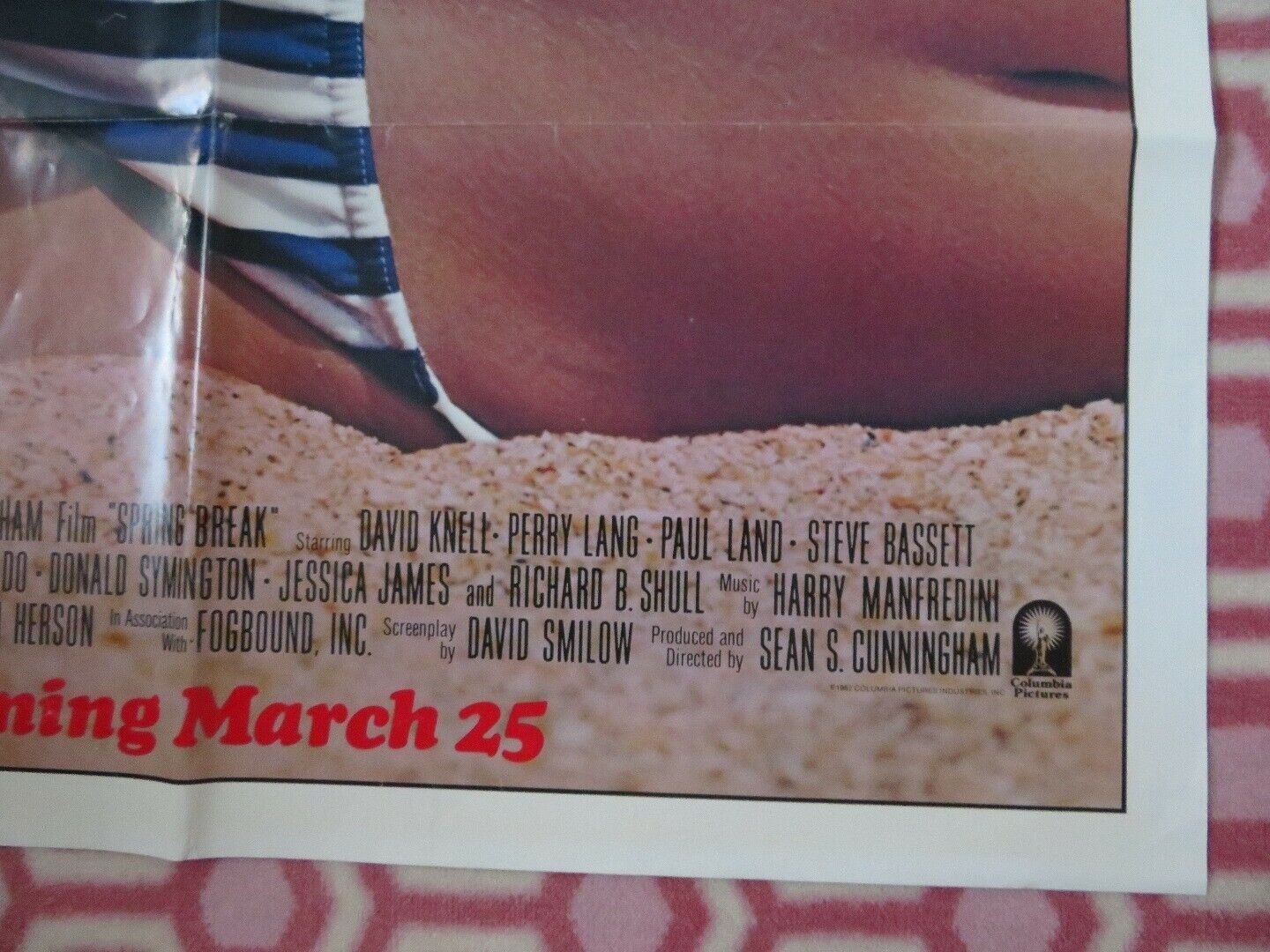 SPRING BREAK US ONE SHEET POSTER SEAN S.CUNNINGHAM DAVID KNELL 1983 - Rendezvous Cinema