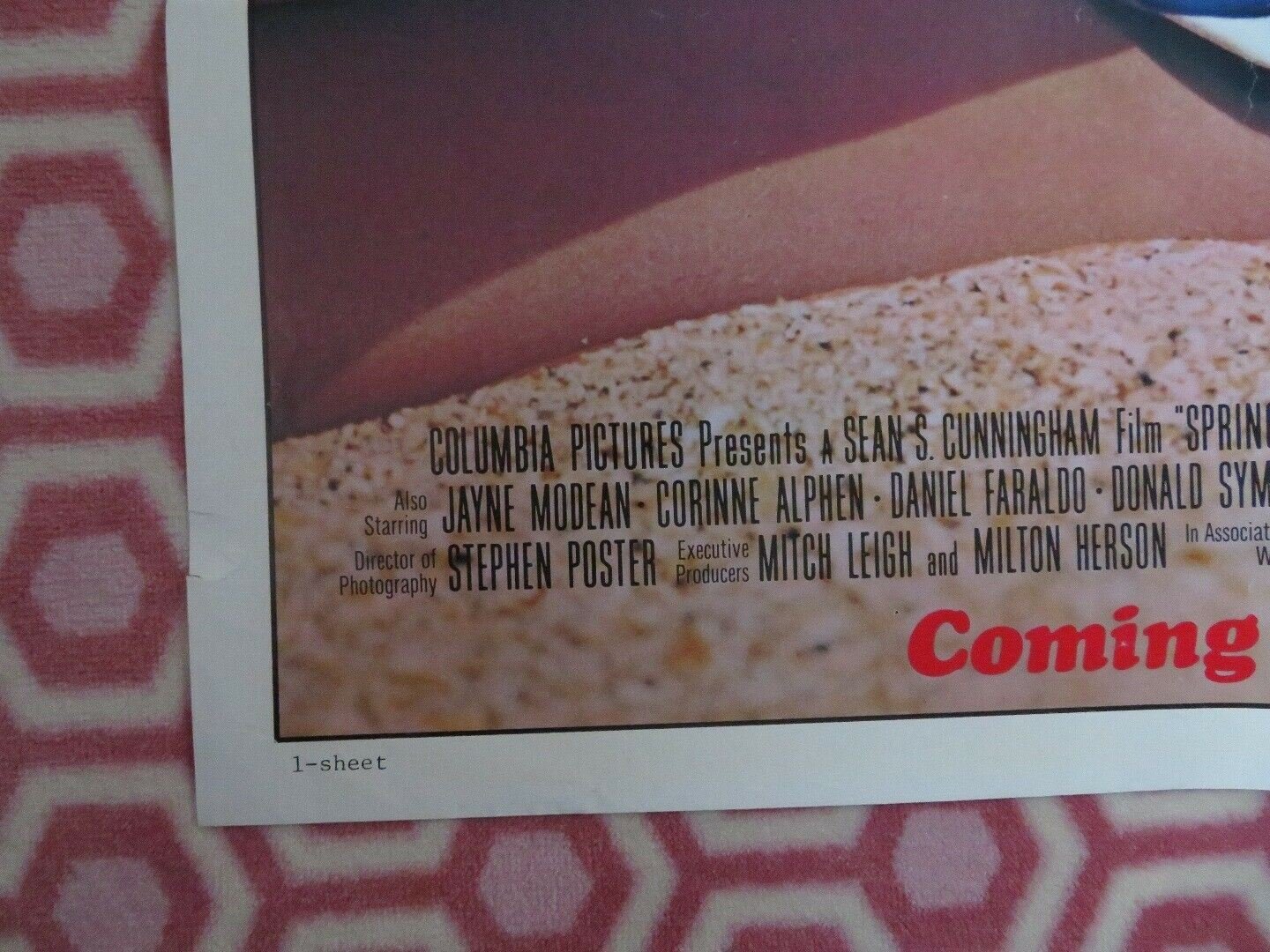 SPRING BREAK US ONE SHEET POSTER SEAN S.CUNNINGHAM DAVID KNELL 1983 - Rendezvous Cinema