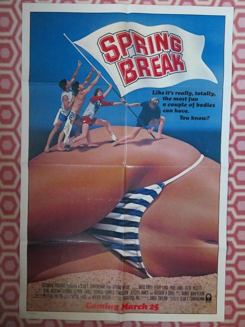 SPRING BREAK US ONE SHEET POSTER SEAN S.CUNNINGHAM DAVID KNELL 1983 - Rendezvous Cinema