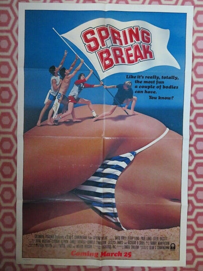 SPRING BREAK US ONE SHEET POSTER SEAN S.CUNNINGHAM DAVID KNELL 1983 - Rendezvous Cinema