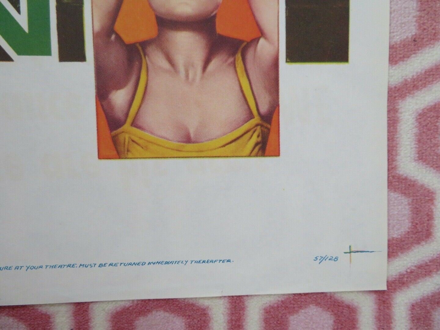 SPRING REUNION FOLDED US ONE SHEET POSTER JEAN HAGEN SRA BERNER 1957 Movie posters