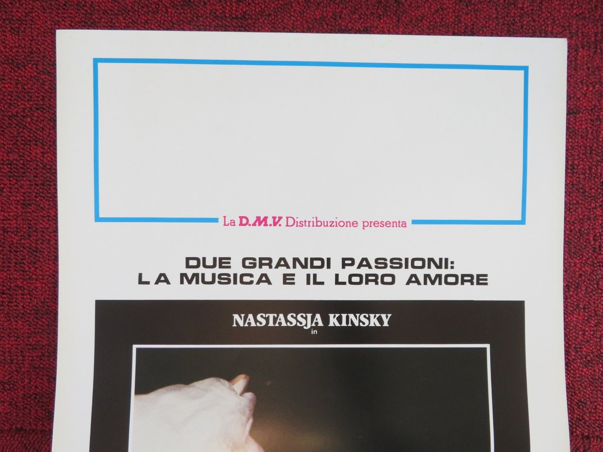 SPRING SYMPHONY ITALIAN LOCANDINA POSTER NASTASSJA KINSKI ROLF HOPPE 1986 Rendezvous Cinema Movie posters