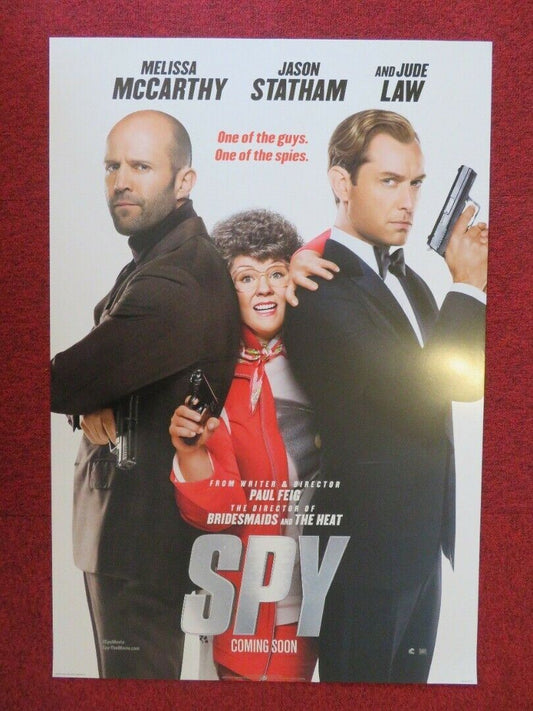 SPY B US ONE SHEET ROLLED POSTER JUDE LAW MELISSA MCCARTHY 2015 Movie posters