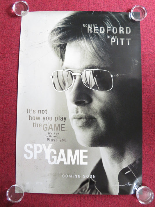SPY GAME US ONE SHEET ROLLED POSTER ROBERT REDFORD BRAD PITT 2001 Rendezvous Cinema Movie posters