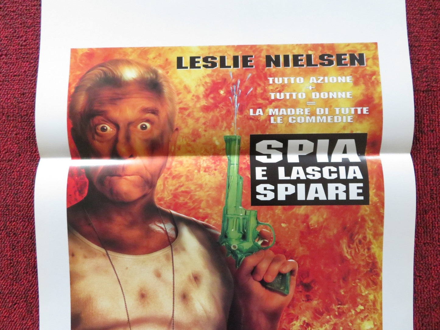 SPY HARD ITALIAN LOCANDINA POSTER LESLIE NIELSEN NICOLLETTE SHERIDAN 1996 Rendezvous Cinema Movie posters
