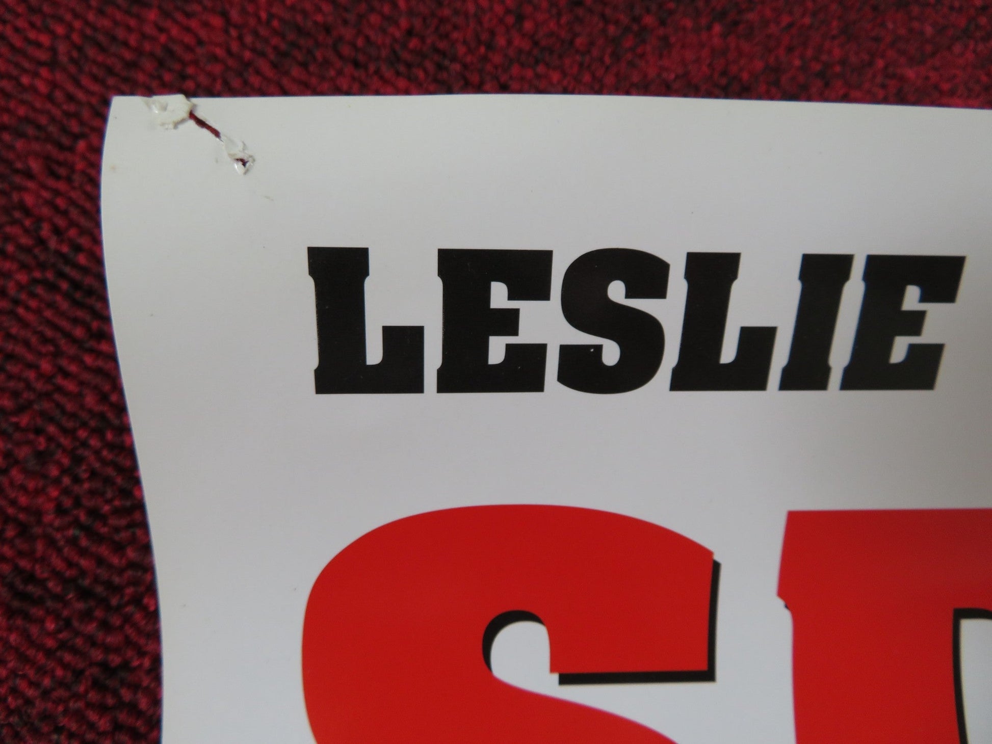 SPY HARD VHS VIDEO POSTER LESLIE NIELSEN NICOLLETTE SHERIDAN 1996 Rendezvous Cinema Movie posters