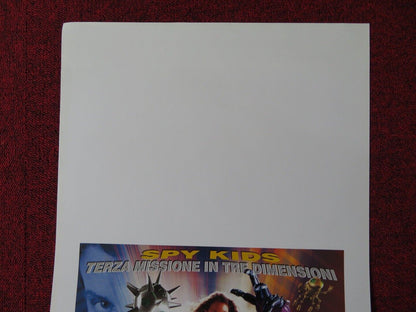 SPY KIDS 3: GAME OVER ITALIAN LOCANDINA (27.5"x13") POSTER STALLONE BANDERAS '03 Movie posters