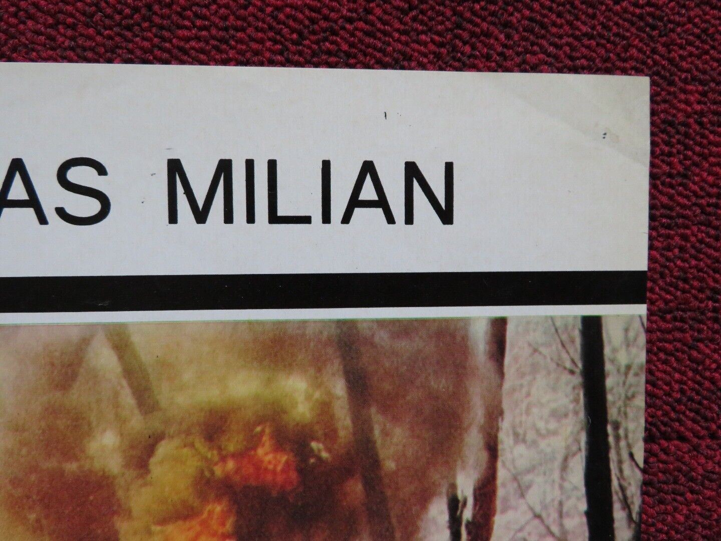 SQUADRA ANTISCIPPO ITALIAN FOGLIO ROLLED POSTER JACK PALANCE TOMAS MILIAN 1976 Movie posters