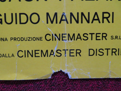 SQUADRA ANTISCIPPO ITALIAN FOGLIO ROLLED POSTER JACK PALANCE TOMAS MILIAN 1976 Movie posters