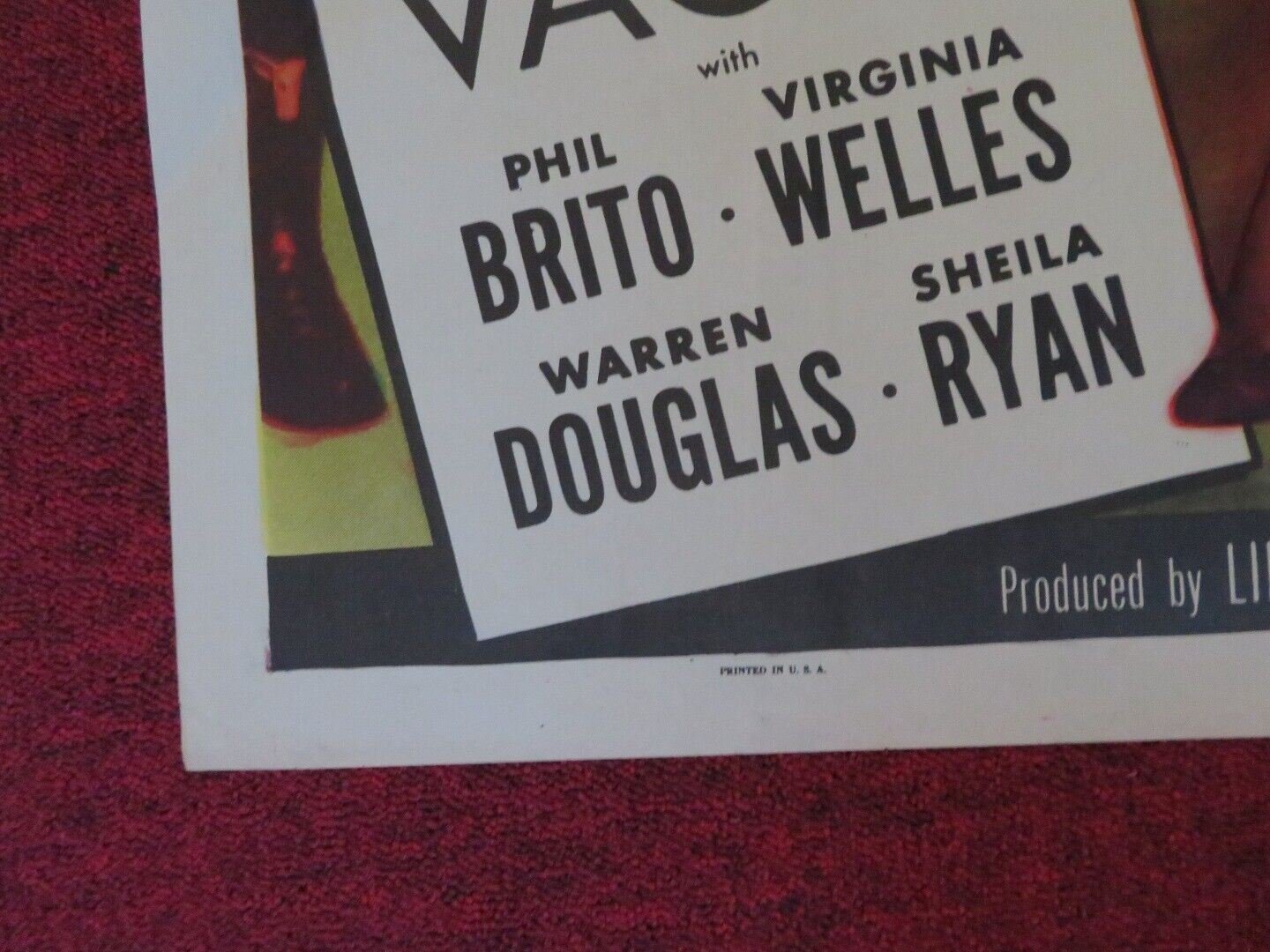 SQUARE DANCE KATY FOLDED US ONE SHEET POSTER BARBARA JO ALLEN JIMMIE DAVIS 1950 - Rendezvous Cinema
