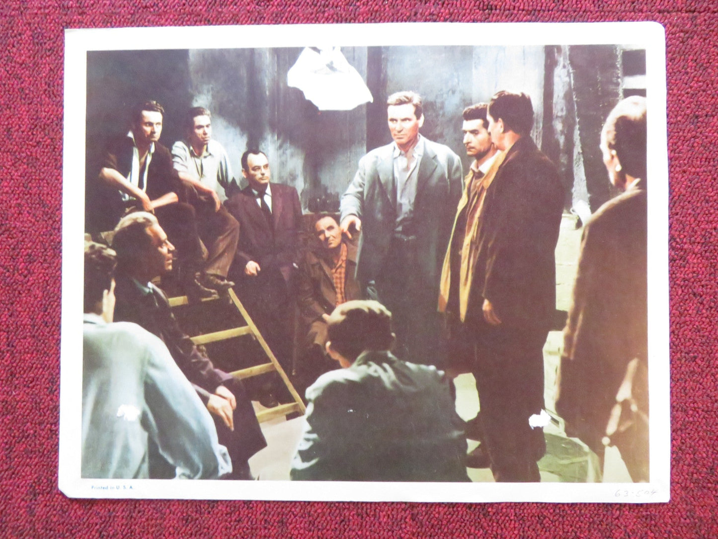 SQUARE OF VIOLENCE US LOBBY CARD FULL SET BRODERICK CRAWFORD 1963 Rendezvous Cinema Movie posters