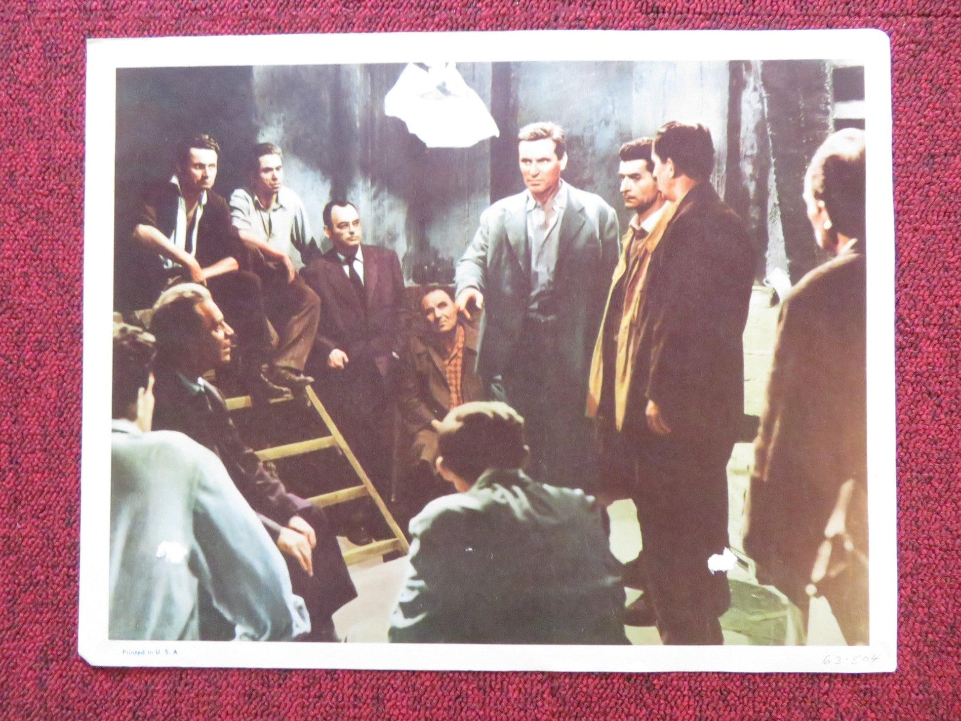 SQUARE OF VIOLENCE US LOBBY CARD FULL SET BRODERICK CRAWFORD 1963 Rendezvous Cinema Movie posters