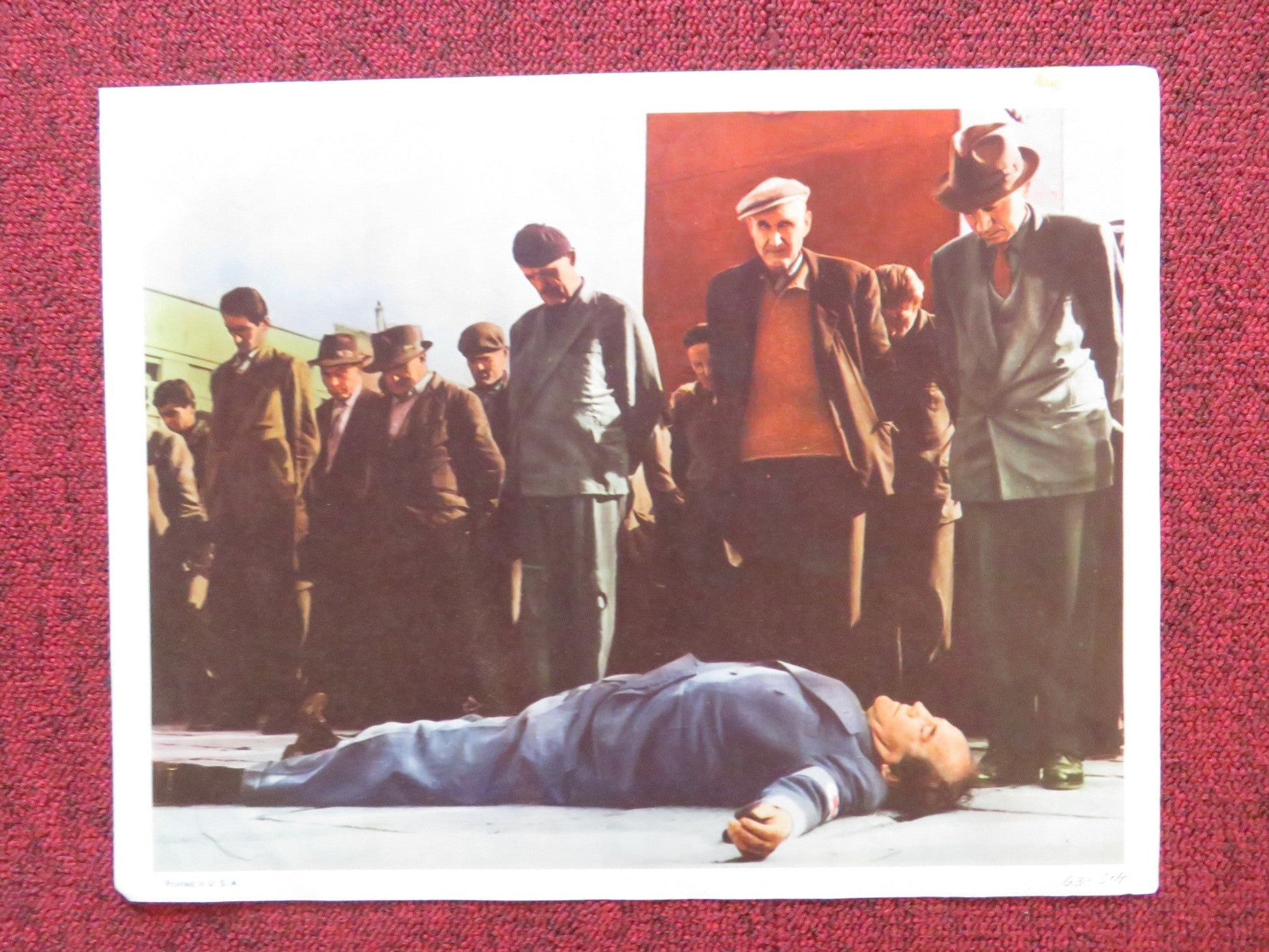 SQUARE OF VIOLENCE US LOBBY CARD FULL SET BRODERICK CRAWFORD 1963 Rendezvous Cinema Movie posters