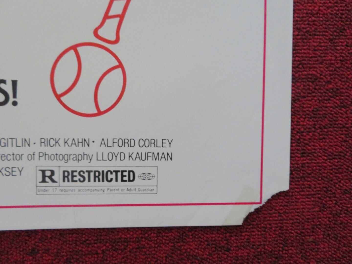 SQUEEZE PLAY FOLDED US ONE SHEET POSTER JENNI HETRICK JIM HARRIS 1979 Movie posters