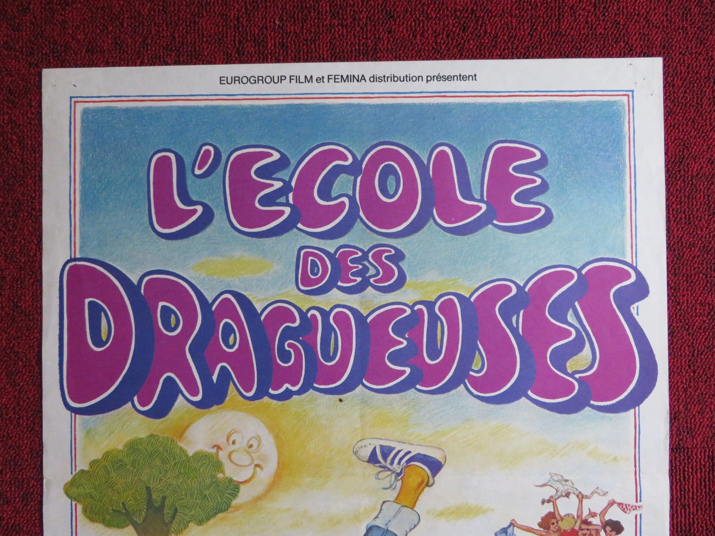 SQUEEZE PLAY FRENCH POSTER JIM HARRIS JENNIFER HETRICK 1979 Rendezvous Cinema Movie posters