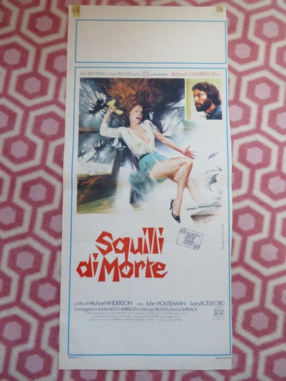 SQUILLI DI'MORTE/ Murder by Phone ITALIAN LOCANDINA (27.5"x13") POSTER 1983 Movie posters