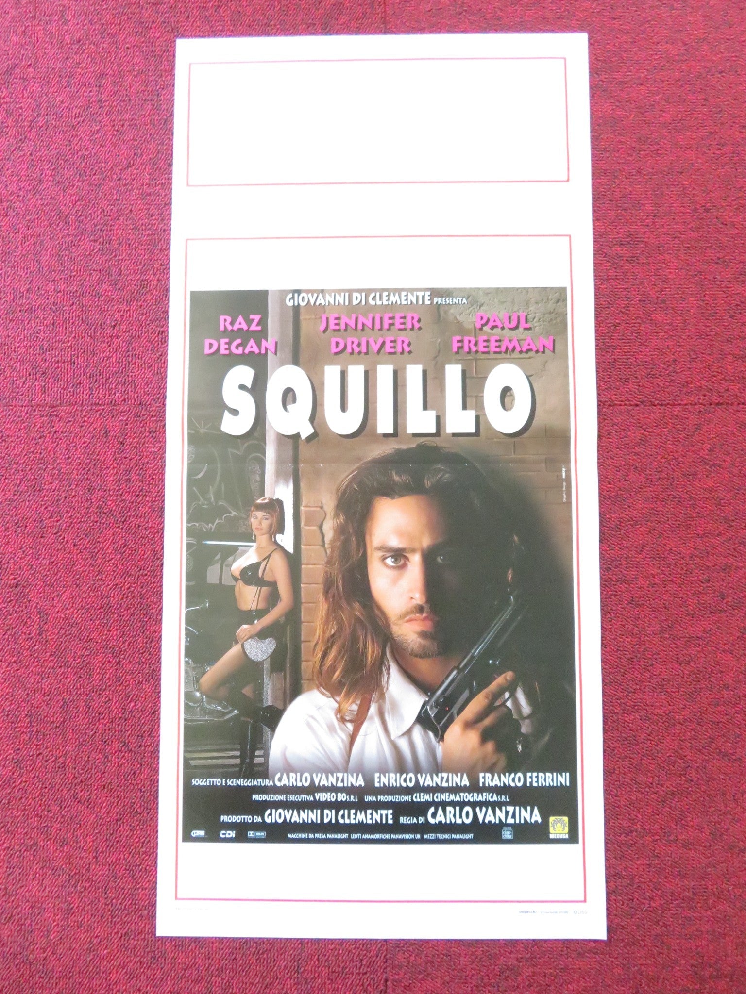 SQUILLO / CALL GIRL ITALIAN LOCANDINA POSTER RAZ DEGAN JENNIFER DRIVER 1996 Rendezvous Cinema Movie posters