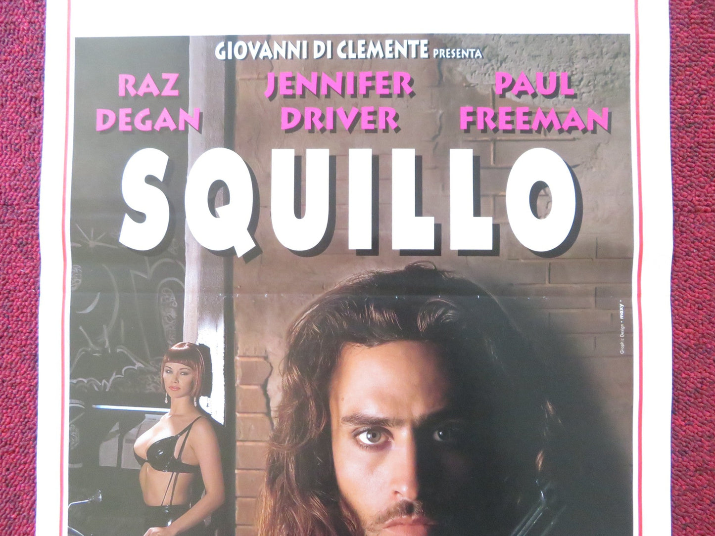 SQUILLO / CALL GIRL ITALIAN LOCANDINA POSTER RAZ DEGAN JENNIFER DRIVER 1996 Rendezvous Cinema Movie posters